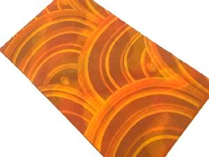 未使用品　青海波模様織出し名古屋帯